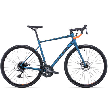 Bicicleta de carrera CUBE ATTAIN DISC Shimano Claris 34/50 Azul 0